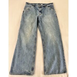 Vintage GAP Carpenter‎ 35x30  (35x29)Jeans Blue Y2K Wide Leg Men's